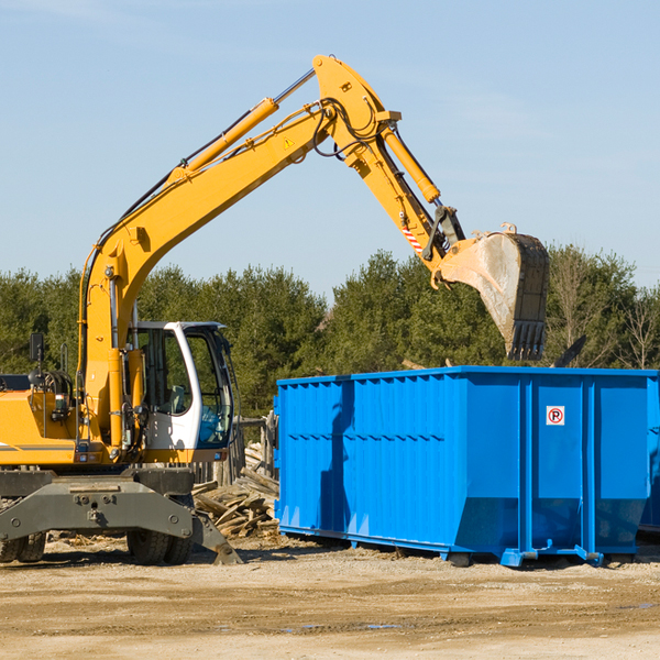 is there a minimum or maximum amount of waste i can put in a residential dumpster in Brothertown